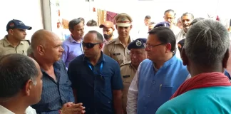 CM Dhami In Rishikesh