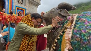 CM Dhami Visit Kedarnath