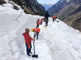 Snow removal work